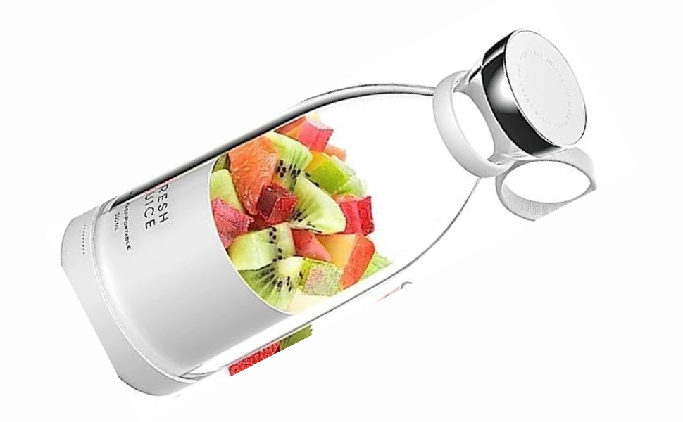SUPER BLENDER - for Shakes and Smoothies Fruits Vegetables Juice Maker Grinder Mixer Strong Cutting Bottle Sports Travel Outdoors Gym (muticolor)